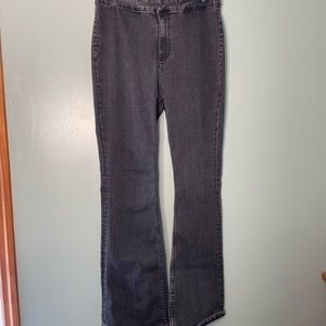 Zara booty hugging stretchy flare jeans
